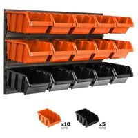 Tablica narzędzia 58 x 39 cm ścianka garaż 15 kuwet