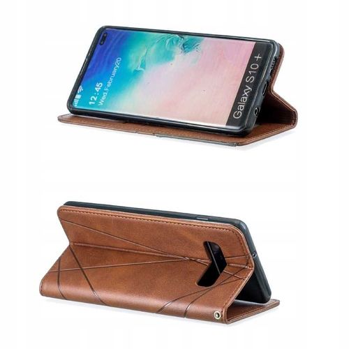 Zaps Origami Galaxy S10+ Brązowy na Arena.pl