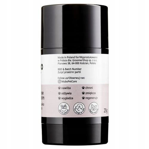 Mubo Paw&Nose Natural Balm Stick sztyft do łap i nosa, dla psa i kota 25g na Arena.pl