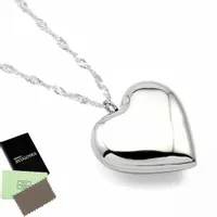 NASZYJNIK SREBRNY 925 ŁAŃCUSZEK Z ZAWIESZKĄ SERCE DAMSKI SREBRO PRÓBA 925