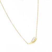 naszyjnik stal chirurgiczna pozłacana nst1346