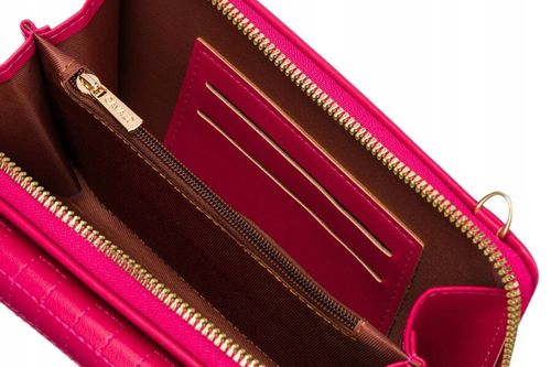 elegancka mini torebka-portfel na długim, doczepianym pasku - 4u cavaldi na Arena.pl