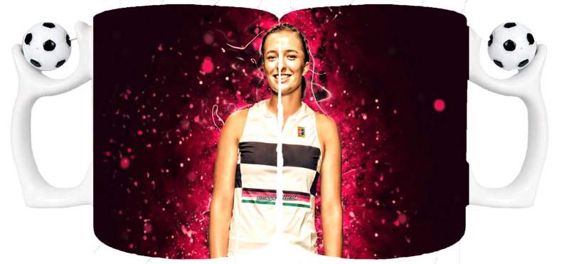 Kubek z uchwytem dla Fana Iga Świątek zdjęcie 1