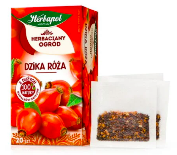 HERBAPOL HERBATA 20TB DZIKA RÓŻA zdjęcie 1