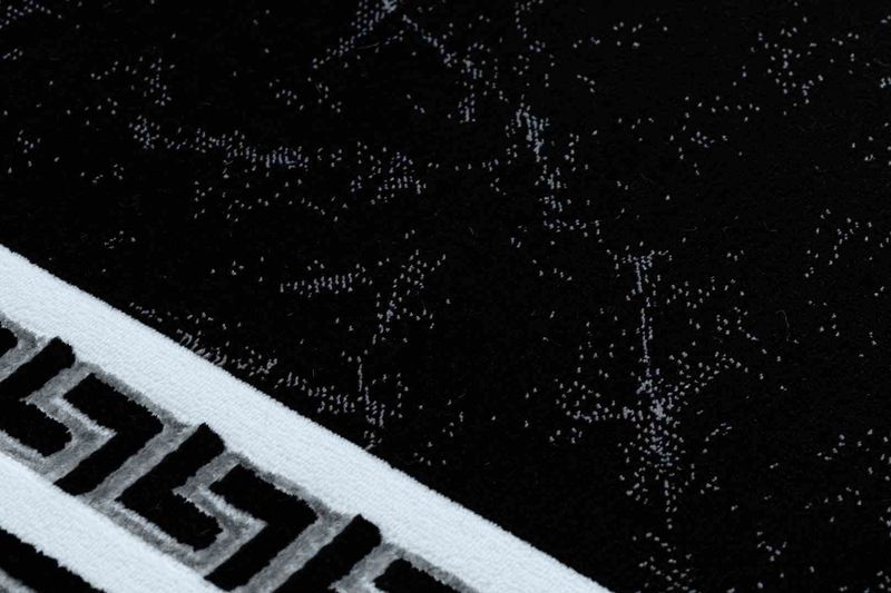 RUG/LU/MOSSE/FRAME/BLACK+GREY/70x250 zdjęcie 3