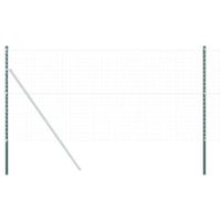 Słupki ogrodzeniowe 2 pcs Zielony 180 cm