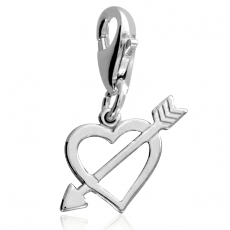 SREBRNY CHARMS SERDUSZKO ZE STRZAŁĄ PRÓBA SREBRA 925 na Arena.pl
