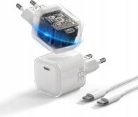 Szybka ładowarka do telefonu GaN 33W PD 3.0 Type-C Quick Charger biała