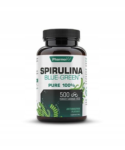 PHARMOVIT SPIRULINA Naturalna BLUE-GREEN 500 TAB na Arena.pl