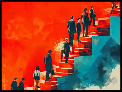 Plakat 80x60cm Metafory Sukcesu na Arena.pl