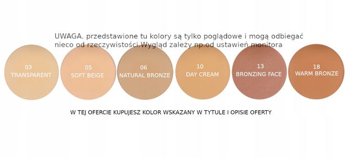PIERRE RENE PUDER DO TWARZY PRASOWANY 03 TRANSPARENT zdjęcie 3