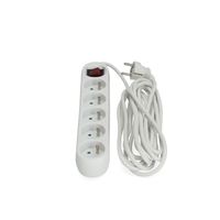 Przedłużacz LARGO 5-gniazd długość 5 m z uziemieniem i wyłącznikiem