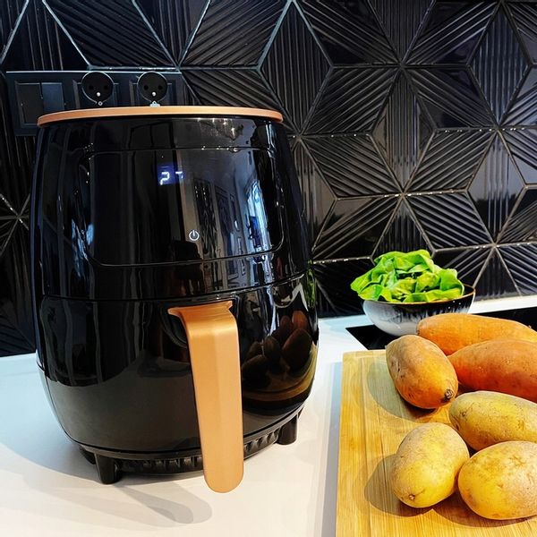 Frytkownica bezolejowa beztłuszczowa panel dotykowy 5 programów 4,5L 1400W zdjęcie 10