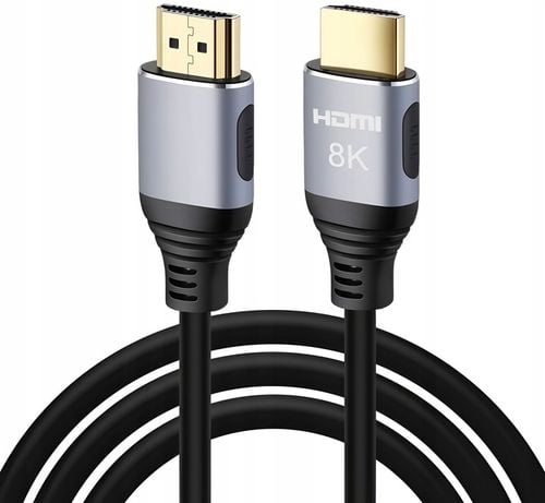 KABEL PRZYŁĄCZE PRZEWÓD HDMI 3M PRZEWÓD V2.1 8K 4K / PREMIUM ZŁOTE na Arena.pl