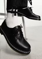 Dr. Martens - Czarne buty z białymi szwami r36