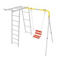 Stelaż metalowy + huśtawka łańcuchowa | 205 cm – malowany proszkowo