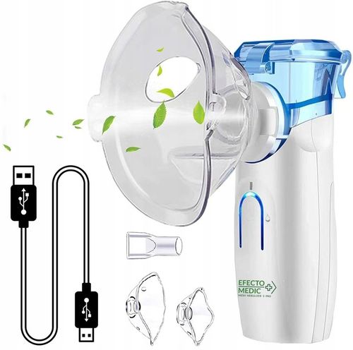 INHALATOR NEBULIZATOR Siateczkowy DLA DZIECI DOROSŁYCH przenośny CICHY SPRO na Arena.pl