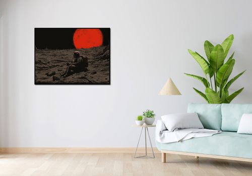 Plakat 100x75cm Samotność w Kosmosie na Arena.pl