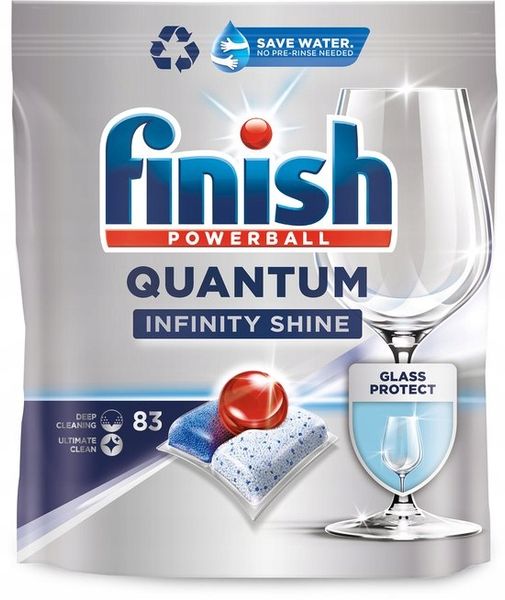 Finish Quantum Infinity Shine kapsułki do zmywarki 83szt Tabletki zdjęcie 1