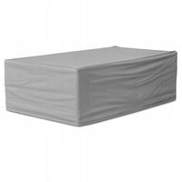POKROWIEC NA MEBLE OGRODOWE WODOODPORNY DUŻY MEGA MOCNY SZARY OXFORD