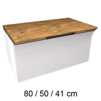 Szafka łazienkowa pod umywalkę 80/50/41 cm podwieszana