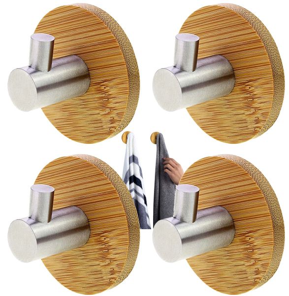 Haczyki Do Łazienki Łazienkowe X 4 Samoprzylepne zdjęcie 1