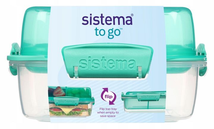 Sistema lunchbox składany lunch stack to-go 1240ml zdjęcie 2