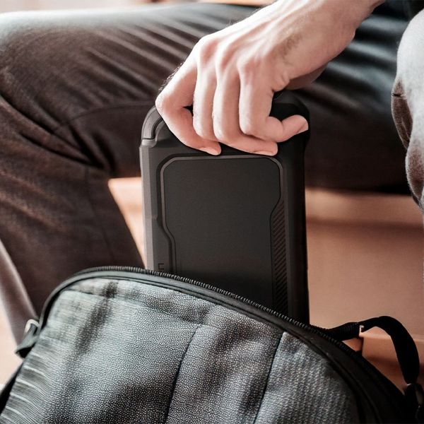 spigen rugged armor nintendo switch 2 matte black zdjęcie 12