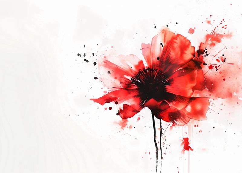 Plakat 70x50cm Płynna Akwarela zdjęcie 1