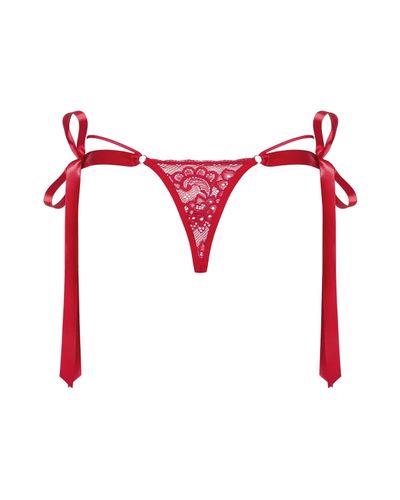 Lovlea stringi czerwone - Obsessive S/M na Arena.pl