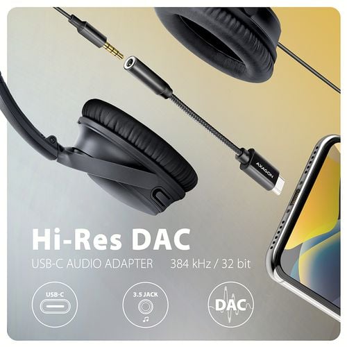 AXAGON | ADA-HC USB-C - HI-RES DAC Audio Adapter na Arena.pl