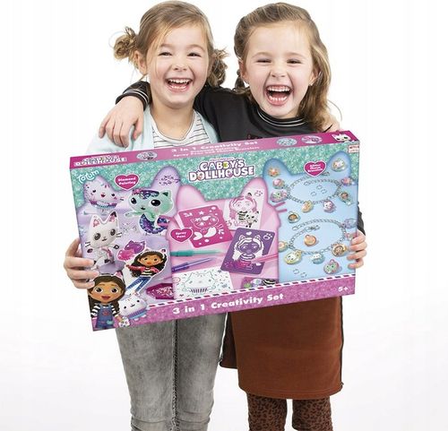 Totum Koci Domek Gabi 3w1 zestaw kreatywny do robienia bransoletek mozaika na Arena.pl