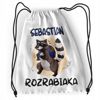 Plecak Sportowy Szkolny Sebastiana Syna Dziecka Z Nadrukiem Ze Zdjęciem