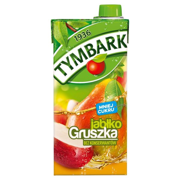 Tymbark Napój jabłko gruszka 1 l zdjęcie 1