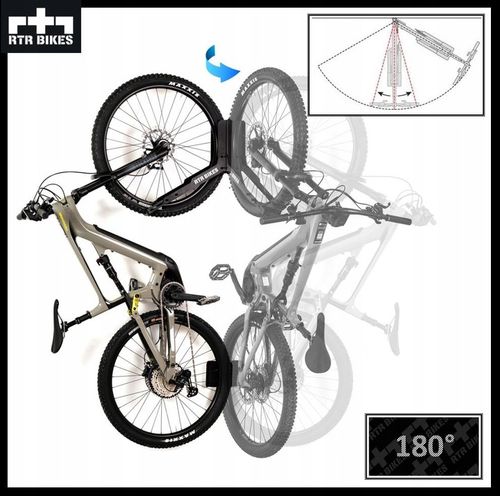 Stojak na rower Wieszak ścienny obrotowy Uchwyt RTR BIKES KRANKED TWIST na Arena.pl
