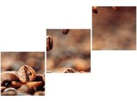 60 90CM OBRAZ 3 ELEM PALONE ZŁOTO ŚCIENNY DRUK PŁÓTNO