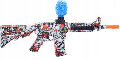 AUTOMATYCZNY PISTOLET AUTOMAT KARABIN NA KULKI WODNO ŻELOWE ELEKTRO ZESTAW na Arena.pl