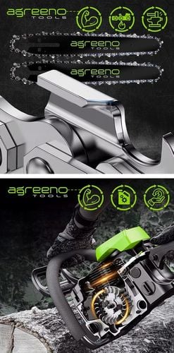 PIŁA SPALINOWA PILARKA ŁAŃCUCHOWA 5,7km 2x łańcuch prowadnica 2x Olej na Arena.pl