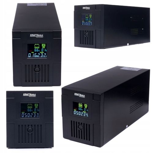 ZASILANIE UPS AWARYJNE 1200W LCD PIECA POMPY 2000VA WBUDOWANY AKUMULATOR na Arena.pl