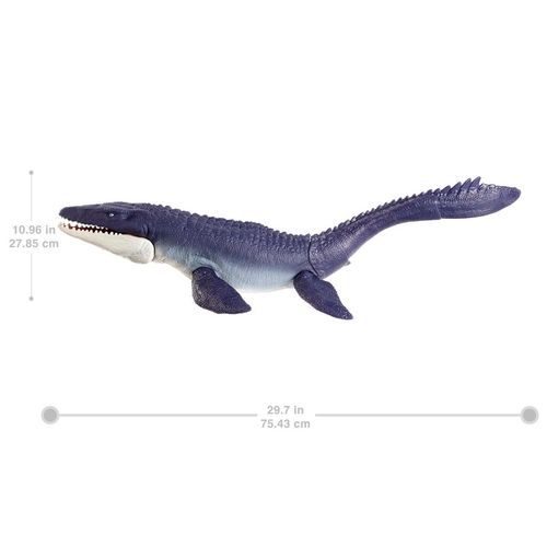 JURASSIC WORLD DINOZAUR MOSASAURUS 71cm HNJ56 na Arena.pl