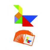 Viga Tangram Drewniana Gra Logiczna Ukadanka