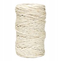 Sznurek SIZALOWY naturalny z AGAWY 2mm 100g 30m