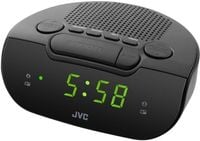 RADIOBUDZIK RADIO FM BUDZIK JVC CZARNE FUNKCJONALNE ESTETYCZNE ELEGANCKIE