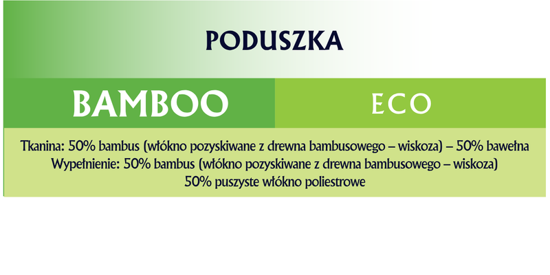 Poduszka 40x60 BAMBOO ECO Senna Home zdjęcie 4