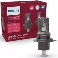 PHILIPS ŻARÓWKI LED H4 H19 ULTINON ACCESS KOMPLET 2 SZTUKI 6000K