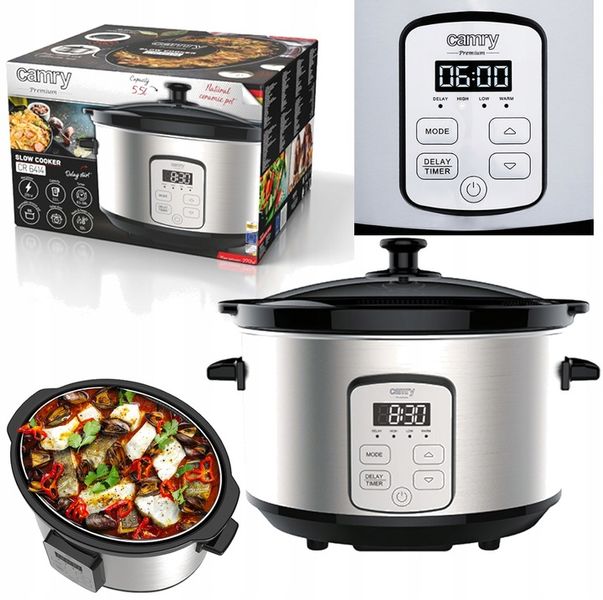 Wolnowar Camry CR 6414 4,7 l srebrny/szary 270 W zdjęcie 1