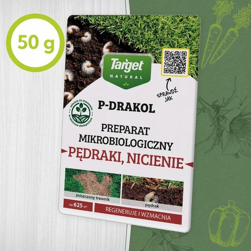 P-DRAKOL REGENERACJA USZKODZEŃ TRAWNIKA PRZEZ PĘDRAKI NICIENIE 50G TARGET na Arena.pl