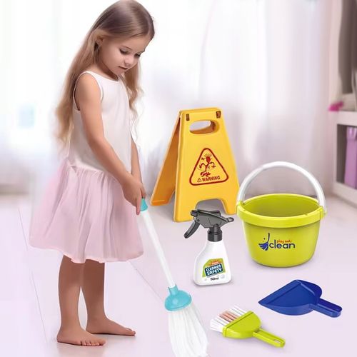 WÓZEK ODKURZACZ DUŻY ZESTAW DO SPRZĄTANIA MOP MATADI 29 AKC. DLA DZIECI na Arena.pl