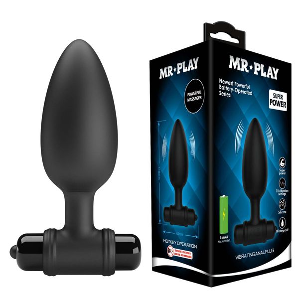 Mr. Play Vibrating Anal Plug zdjęcie 1