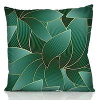 Poszewka Welurowa 45X45 Listki 21119